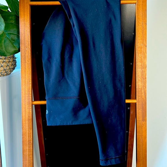 lululemon athletica Pants - Lululemon Athletica mid-rise leggings, black, size 8